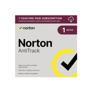 Norton AntiTrack – for blocking trackers and protecting privacy online, for 1 PC or Mac